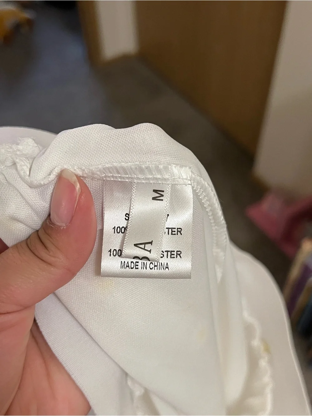 Taba sheer white
